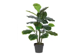 Clearance NORTENE Planta artificial ficus lyrata 90cm 90 CM Verde
