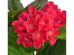 Planta artificial hortensia con macetero 60 cm roja ES502029 Rojo Best