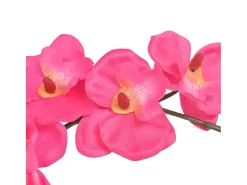 Discount Planta artificial orquídea con macetero 30 cm roja ES136355 Rojo