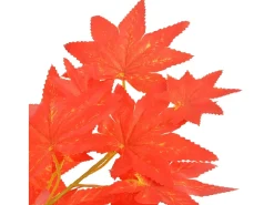 Planta artificial árbol de arce con macetero 120 cm ES635453 Rojo