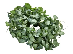 Discount Planta Artificial, SucceBuy Corona Artificial de 66,04 cm, Hojas de Eucalipto , para todo el Año Verde