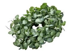 Discount Planta Artificial, SucceBuy Corona Artificial de 66,04 cm, Hojas de Eucalipto , para todo el Año Verde