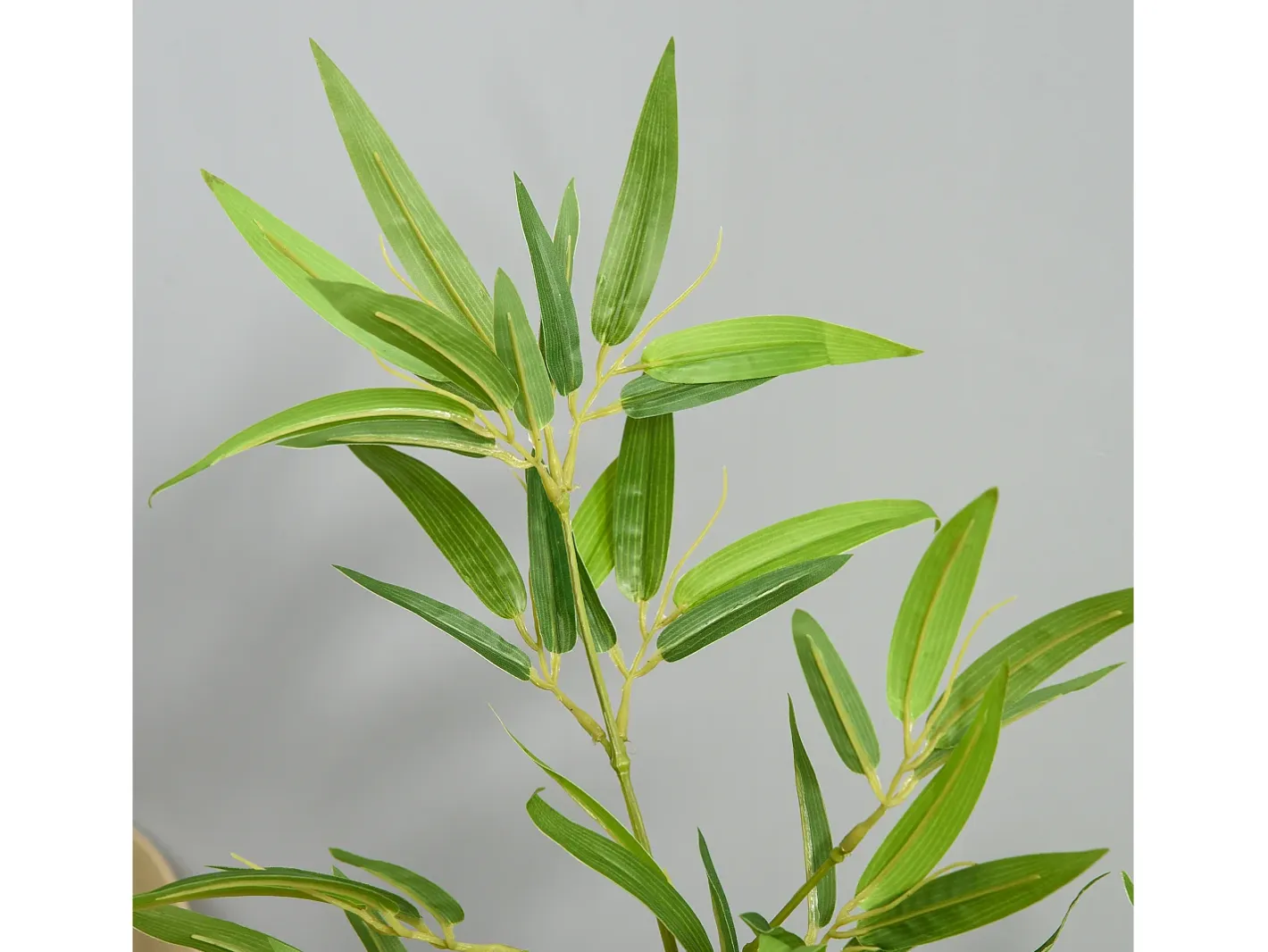 Sale Planta de bambú artificial de 120 cm con maceta decorativa (15,5 x 15,5 x 120 cm) Verde