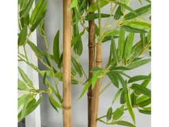 Sale Planta de bambú artificial de 120 cm con maceta decorativa (15,5 x 15,5 x 120 cm) Verde