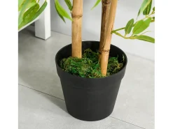 Sale Planta de bambú artificial de 120 cm con maceta decorativa (15,5 x 15,5 x 120 cm) Verde