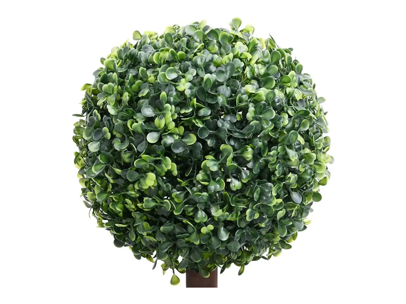 Planta Artificial-Planta de boj artificial con maceta en forma de bola 118 cm Verde