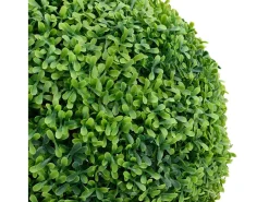 New Planta de boj artificial forma de bola con maceta 71 cm ES387314 Verde