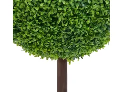 Sale Planta de boj artificial con maceta forma esférica 50 cm Verde