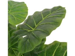 Planta Artificial-Planta de taro artificial con macetero 85 cm ES743257 Verde