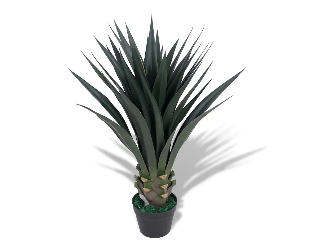 Planta de yuca artificial con macetero 85 cm ES540349 Verde Discount
