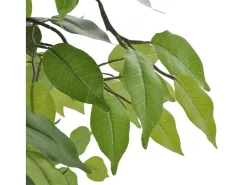 Planta Artificial-Planta enana artificial de ficus en maceta, 60 cm ES331308 Verde