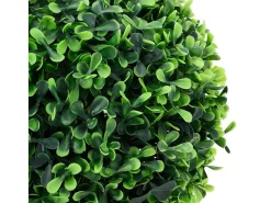 Plantas artificiales de boj (2 unidades, con macetas, bola , 37 cm) Verde Discount