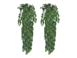 Plantas artificiales de hiedra 4 unidades 90 cm ES617539 Verde Hot