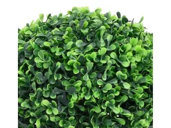 Clearance Plantas de Boj Artificiales 2 piezas con Maceta Bola 27 cm Verde