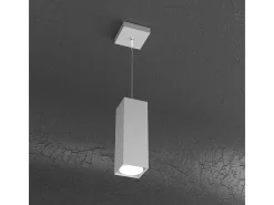 Sale Plate Sospensione Tubo H.25 1 Luce Grigio Gris