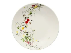 Vajilla-Plato hondo de porcelana /multicolor D21 cm, Brillance Blanco