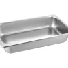Clearance Plato, SucceBuy - Sartén Vaporera de Acero Inoxidable de 10,1 CM de Profundidad con Tapa, 13 L, Antiatasco, Paquete de 4