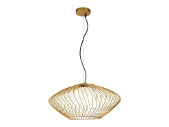 Online Maytoni Plec Lámpara Colgante de Techo Cage Oro, 1 Luz, E27 Dorado