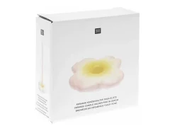 Portavelas Y Vela-Portavelas de cerámica flor Rosa