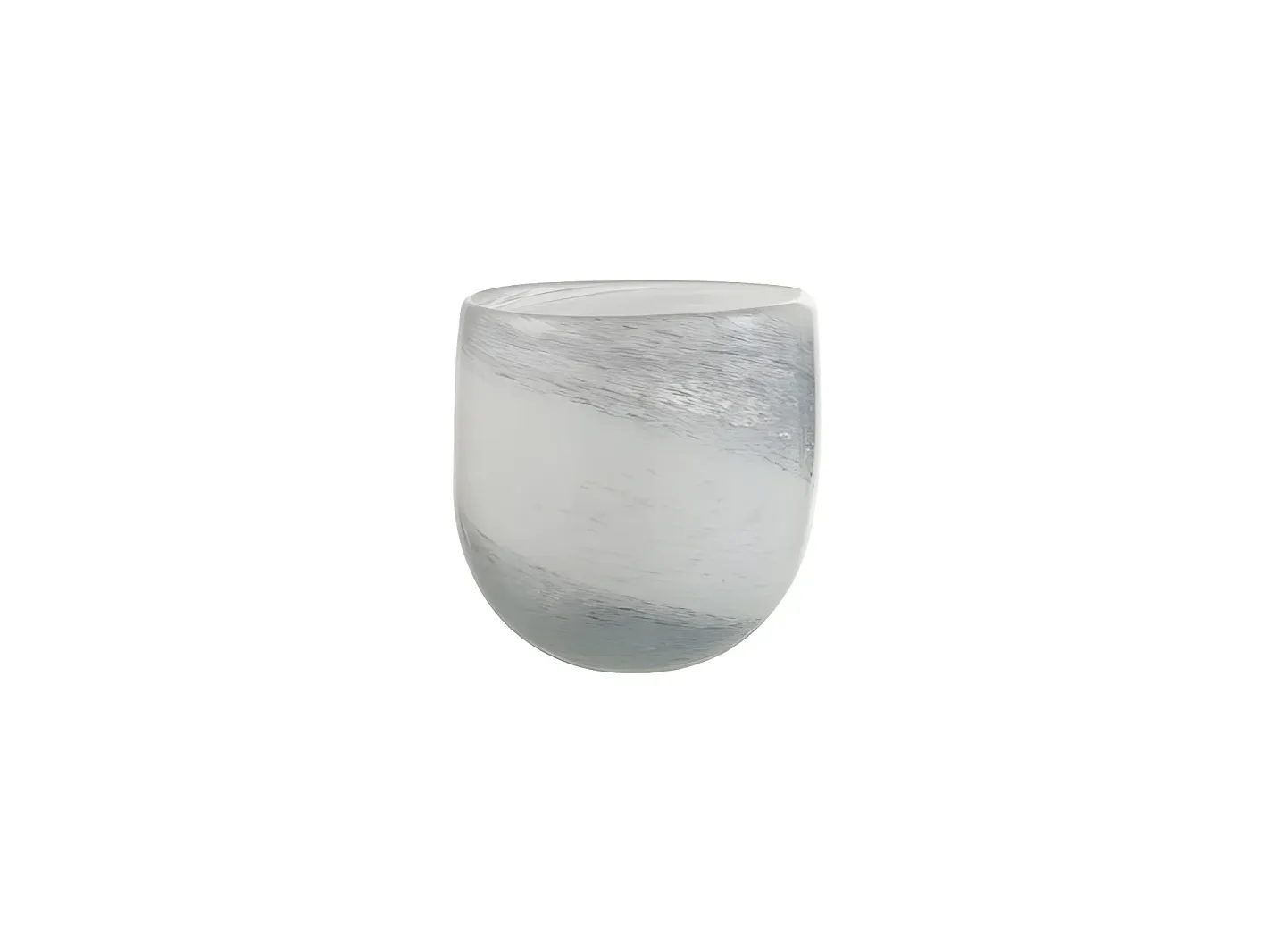 J-Line Portavelas de vidrio 10.5x10.5x10 cm Gris Sale