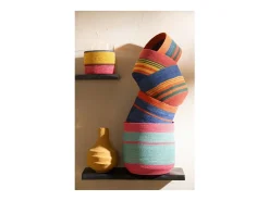 Sale J-Line Portavelas redondo de vidrio 20x20x20 cm Multicolor