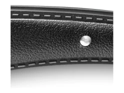 Lou Laguiole Prestige - Estuche de 6 cuchillos para carne hoja lisa Negro Hot