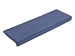 Garden Furniture Alfombra De Pasillo-Prolenta Premium - Alfombras de peldaños de escalera 15 uds 65x21x4 cm Azul