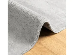 New Garden Furniture Prolenta Premium - Alfombra de pelo corto suave lavable HUARTE 80x200 cm Gris