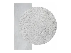 New Garden Furniture Prolenta Premium - Alfombra de pelo corto suave lavable HUARTE 80x200 cm Gris