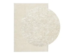 Garden Furniture Prolenta Premium - Alfombra pelo largo aspecto brillante ISTAN crema 140x200 cm Multicolor Discount