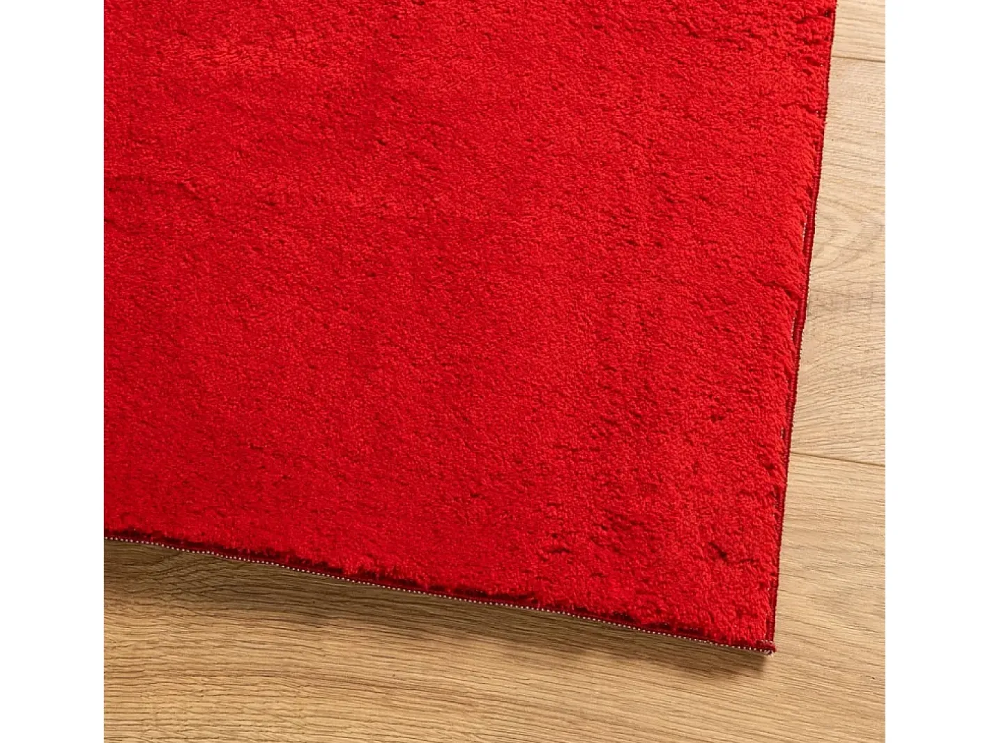 Sale Garden Furniture Prolenta Premium - Alfombra de pelo corto suave lavable HUARTE 200x200 cm Rojo