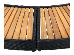 Online Prolenta Premium - Borde bañera dromasaje ratán sintético y madera maciza acacia Multicolor