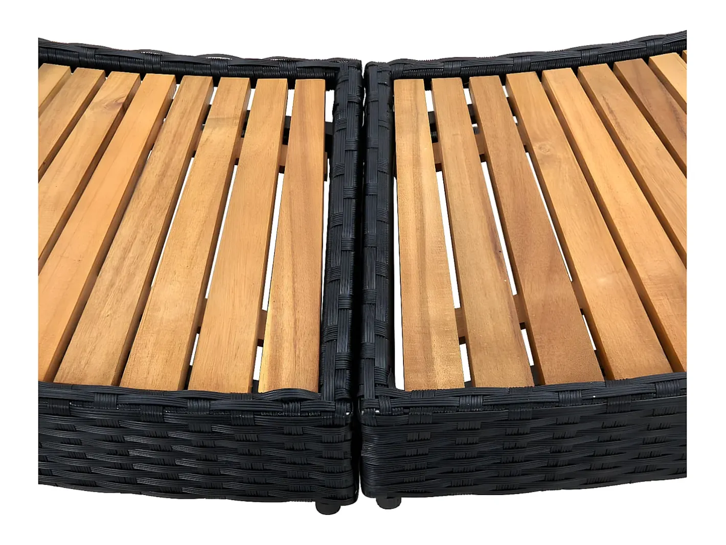 Online Prolenta Premium - Borde bañera dromasaje ratán sintético y madera maciza acacia Multicolor
