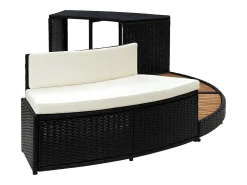 Online Prolenta Premium - Borde bañera dromasaje ratán sintético y madera maciza acacia Multicolor
