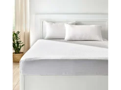 Prot. colchón blanco 100% algodón antiencog. 150x196 cm Hot