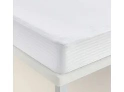 Prot. colchón blanco 100% algodón antiencog. 150x196 cm Hot