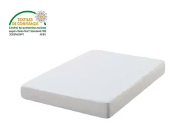 Ropa De Cama-Protector Colchón Altea Impermeable/Transpirable, Algodón, Blanco, 150 cm