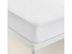 PIKOLIN Ropa De Cama-Protector Colchón Hotel 135x196cm| HOME| Extra suave| 32cm Blanco