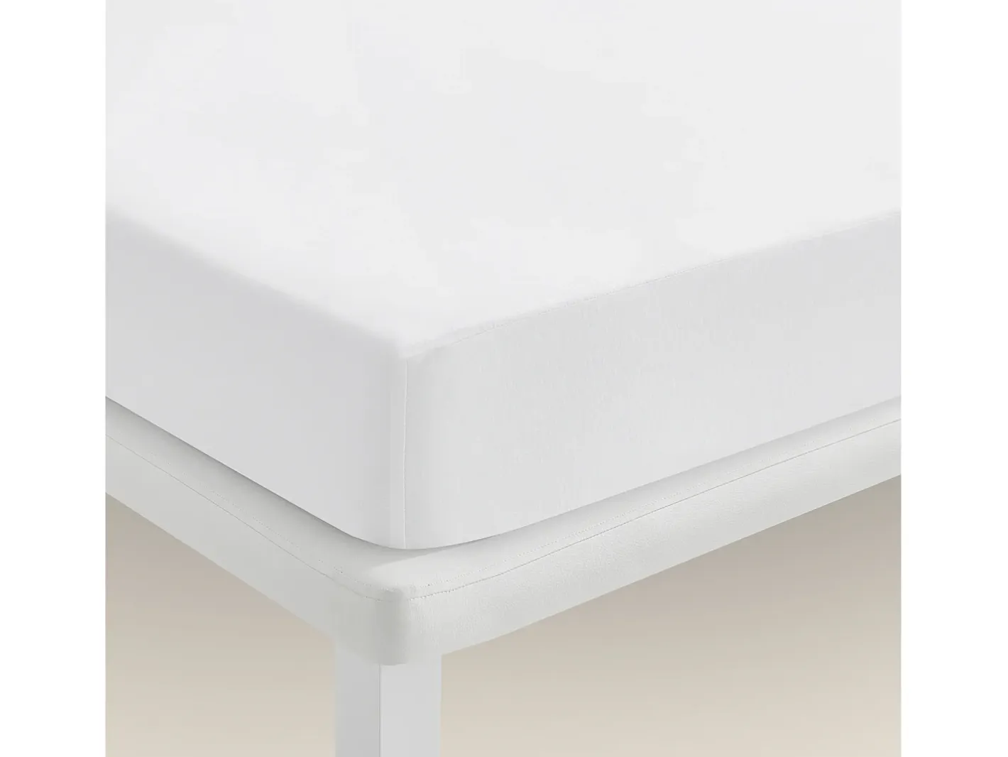 PIKOLIN Ropa De Cama-Protector colchón TENCEL™ impermeable 100x190/200cm Blanco