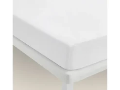 PIKOLIN Ropa De Cama-Protector colchón 160x196cm | HOME | Impermeable | Hasta 38cm Blanco