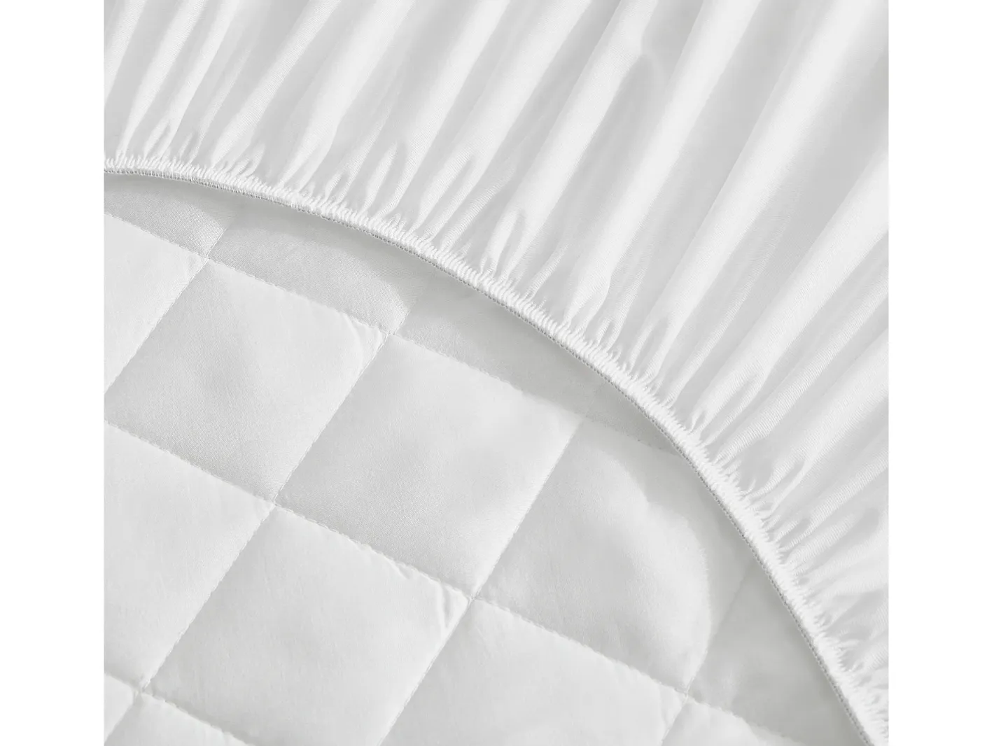 PIKOLIN Ropa De Cama-Protector colchón 150x196cm| HOME| Microfibra| OEKO-TEX| 32cm Blanco