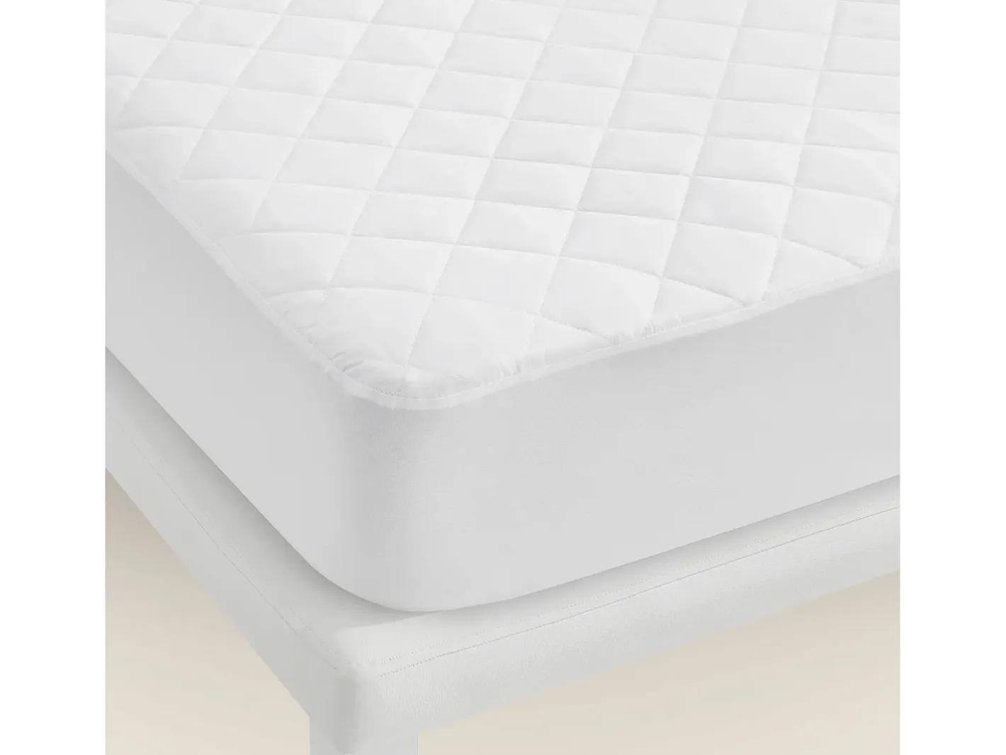 PIKOLIN Ropa De Cama-Protector colchón 150x196cm| HOME| Microfibra| OEKO-TEX| 32cm Blanco