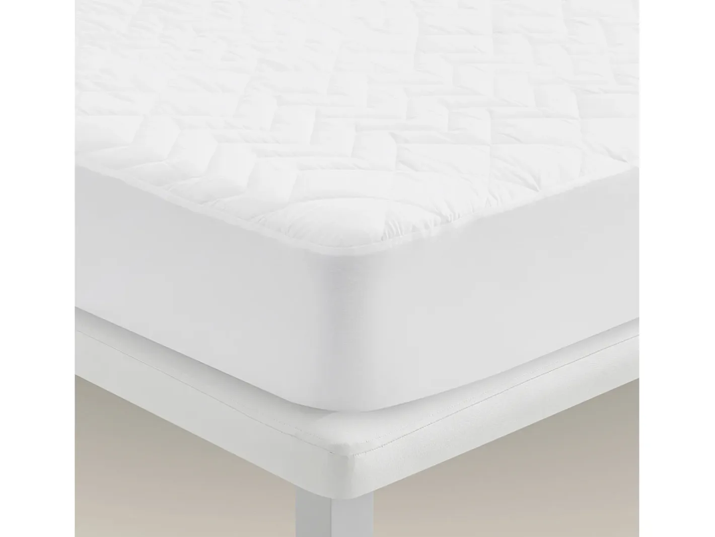 PIKOLIN Ropa De Cama-Protector Cuna Acolchado Antialérgico Impermeable 70x140cm Blanco