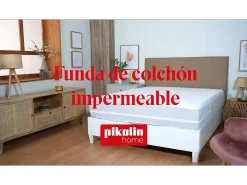 Best PIKOLIN Protector de colchón 140x196cm| HOME| Hasta 34cm| Impermeable Blanco
