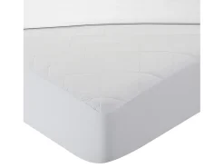 PIKOLIN Ropa De Cama-Protector de colchón 150x196cm| HOME| 100% Algodón| Hasta 32cm Blanco