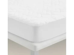 PIKOLIN Ropa De Cama-Protector de colchón 80x196cm| HOME| Impermeable| Hasta 32cm Blanco