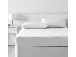 Sale PIKOLIN Protector de colchón 180x196cm| HOME| Algodón Rizo| 32cm Blanco