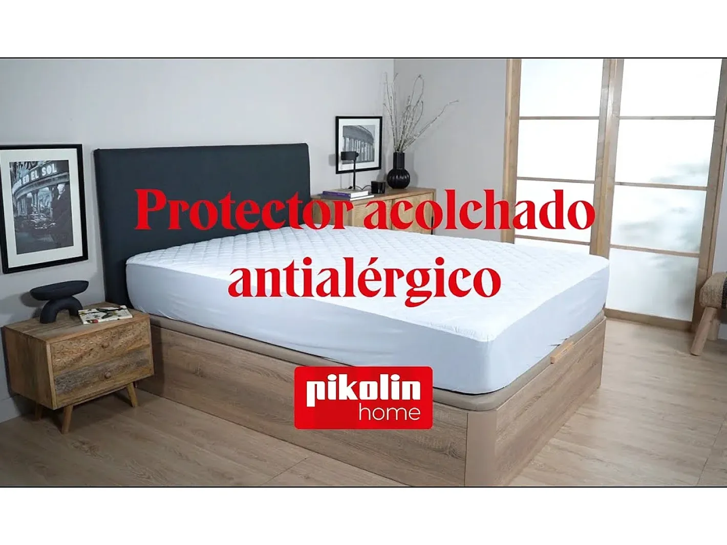 Discount PIKOLIN Protector de colchón 90x196cm| HOME| 100% Algodón| Hasta 32cm Blanco