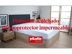 Best PIKOLIN Protector de colchón 140x196cm| HOME| Aloe Vera| Hasta 32cm Blanco