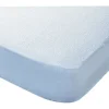 Cambia tus muebles Ropa De Cama-Protector impermeable de 150x190-200 cm de algodón rizo de alto gramaje en blanco Vent